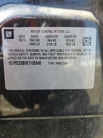 Photo 11 VIN: 1G1PC5SB9E7105645 - CHEVROLET CRUZE 