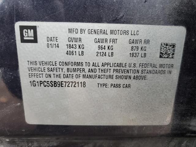 Photo 11 VIN: 1G1PC5SB9E7272118 - CHEVROLET CRUZE 