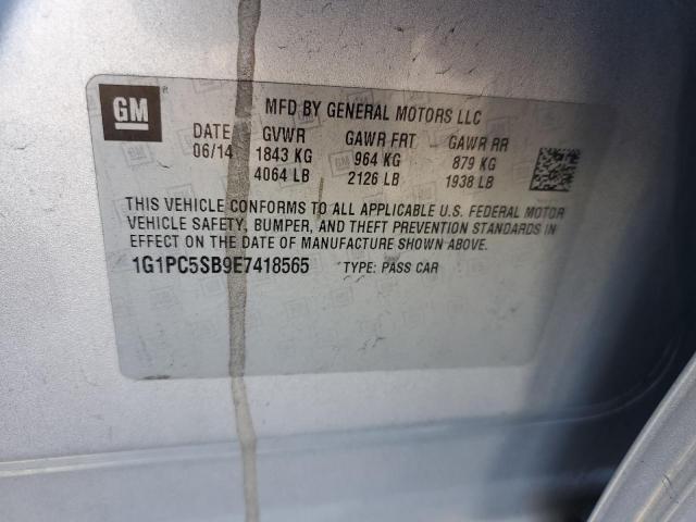 Photo 11 VIN: 1G1PC5SB9E7418565 - CHEVROLET CRUZE 