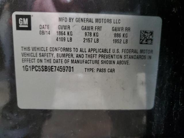 Photo 11 VIN: 1G1PC5SB9E7459701 - CHEVROLET CRUZE LT 