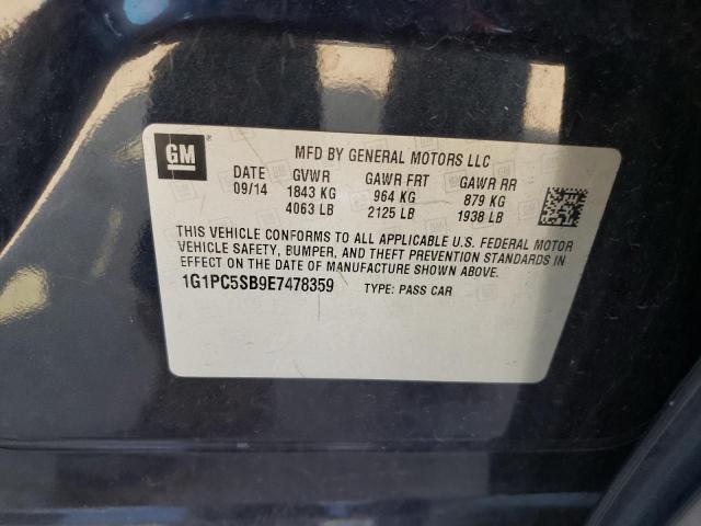 Photo 11 VIN: 1G1PC5SB9E7478359 - CHEVROLET CRUZE 