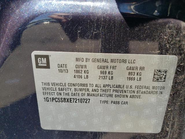 Photo 9 VIN: 1G1PC5SBXE7210727 - CHEVROLET CRUZE LT 