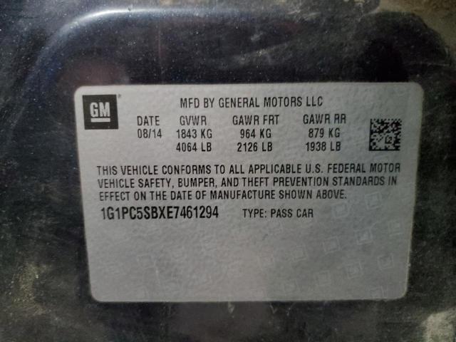 Photo 11 VIN: 1G1PC5SBXE7461294 - CHEVROLET CRUZE 