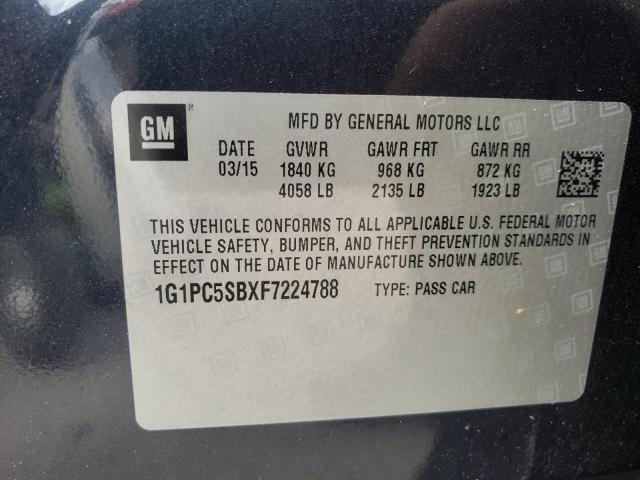 Photo 9 VIN: 1G1PC5SBXF7224788 - CHEVROLET CRUZE 