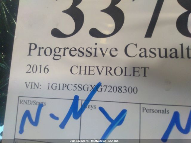 Photo 8 VIN: 1G1PC5SGXG7208300 - CHEVROLET CRUZE LIMITED 