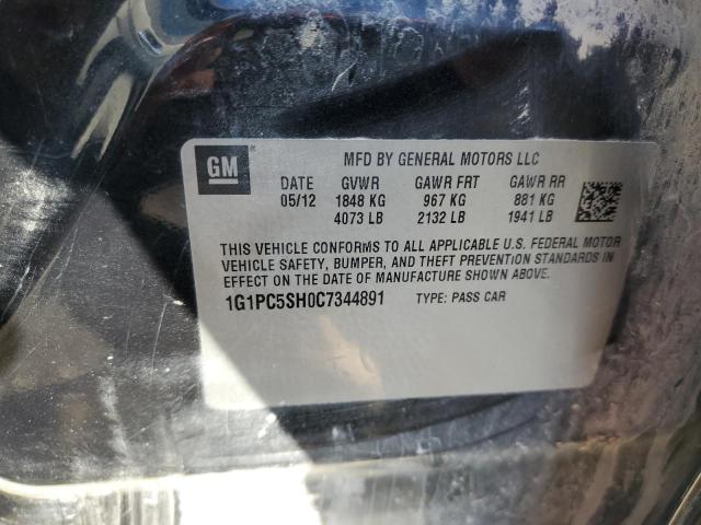 Photo 11 VIN: 1G1PC5SH0C7344891 - CHEVROLET CRUZE LS 