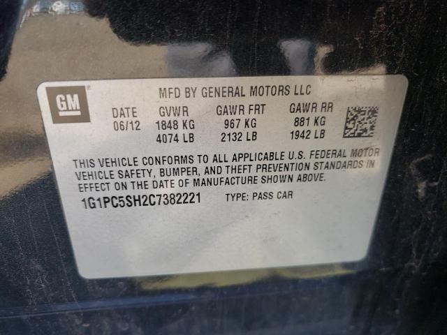 Photo 11 VIN: 1G1PC5SH2C7382221 - CHEVROLET CRUZE LS 