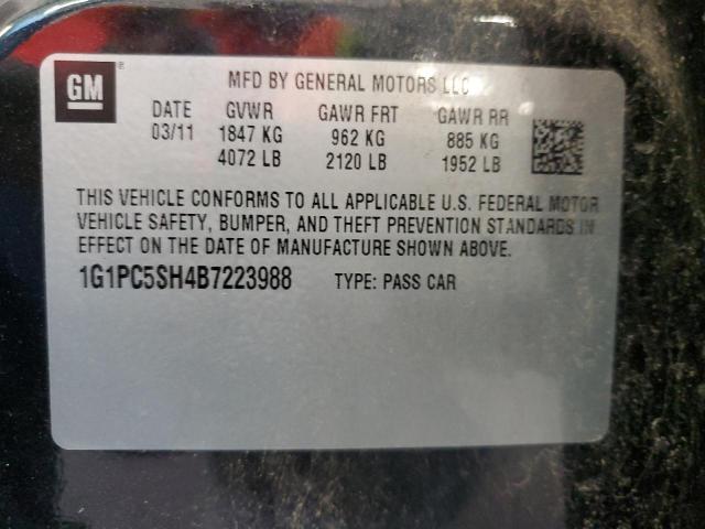 Photo 12 VIN: 1G1PC5SH4B7223988 - CHEVROLET CRUZE LS 