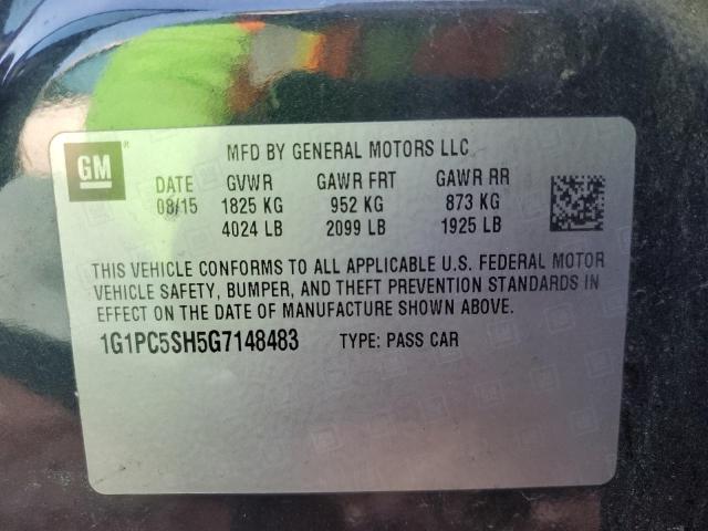 Photo 12 VIN: 1G1PC5SH5G7148483 - CHEVROLET CRUZE 