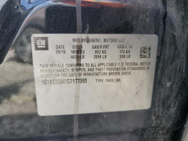 Photo 11 VIN: 1G1PC5SH6G7177393 - CHEVROLET CRUZE LIMI 