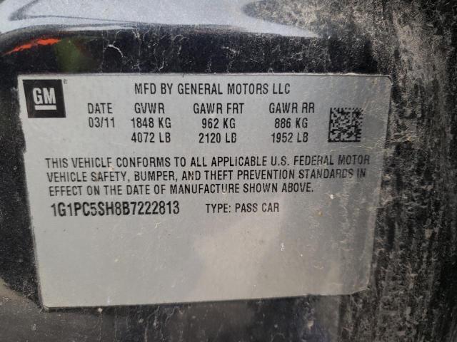 Photo 9 VIN: 1G1PC5SH8B7222813 - CHEVROLET CRUZE LS 