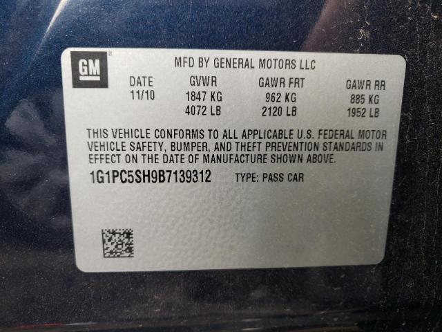 Photo 11 VIN: 1G1PC5SH9B7139312 - CHEVROLET CRUZE LS 