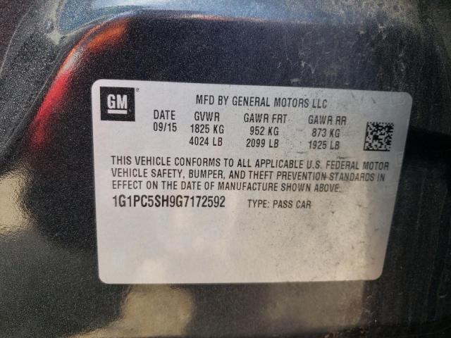 Photo 12 VIN: 1G1PC5SH9G7172592 - CHEVROLET CRUZE 