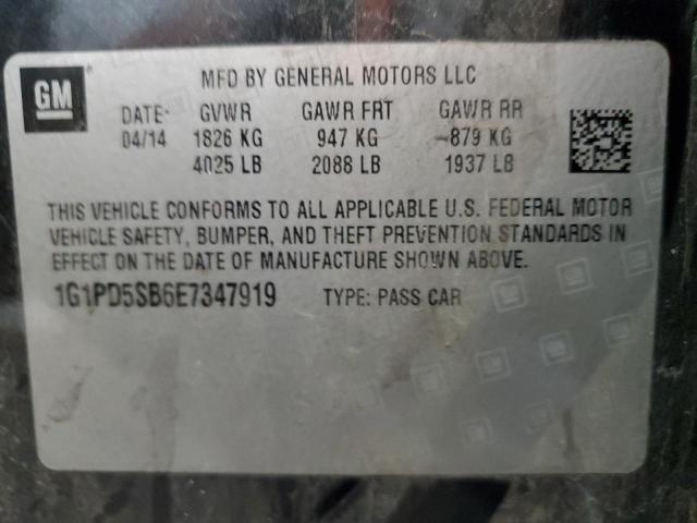 Photo 11 VIN: 1G1PD5SB6E7347919 - CHEVROLET CRUZE LT 