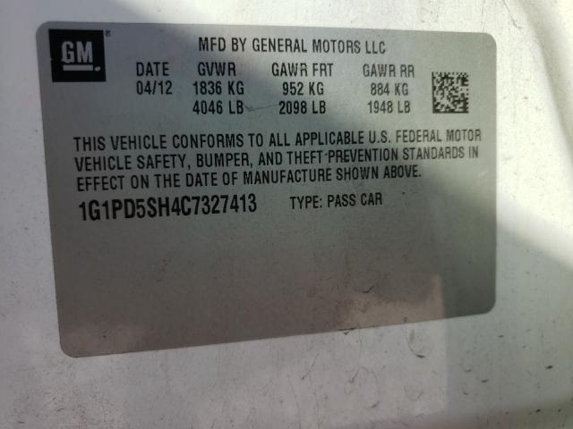 Photo 9 VIN: 1G1PD5SH4C7327413 - CHEVROLET CRUZE LS 