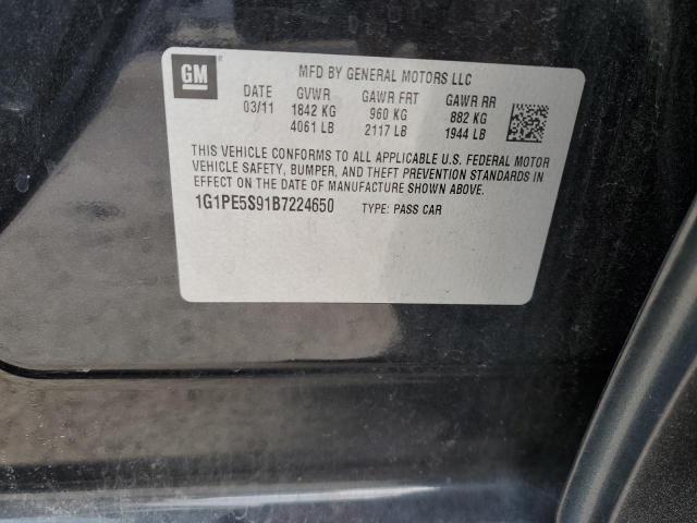 Photo 11 VIN: 1G1PE5S91B7224650 - CHEVROLET CRUZE LT 