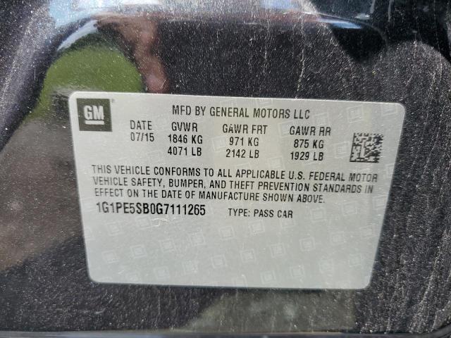 Photo 11 VIN: 1G1PE5SB0G7111265 - CHEVROLET CRUZE LIMI 