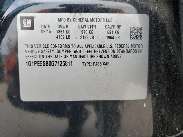 Photo 11 VIN: 1G1PE5SB0G7135811 - CHEVROLET CRUZE 