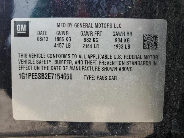 Photo 11 VIN: 1G1PE5SB2E7154650 - CHEVROLET CRUZE LT 