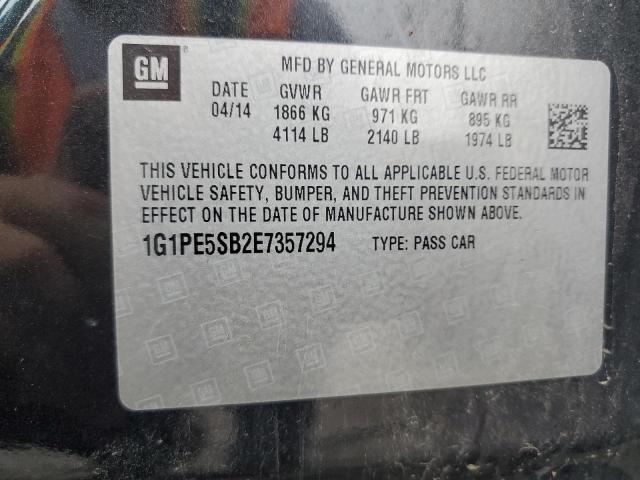 Photo 11 VIN: 1G1PE5SB2E7357294 - CHEVROLET CRUZE 