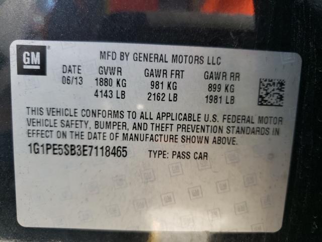 Photo 9 VIN: 1G1PE5SB3E7118465 - CHEVROLET CRUZE LT 