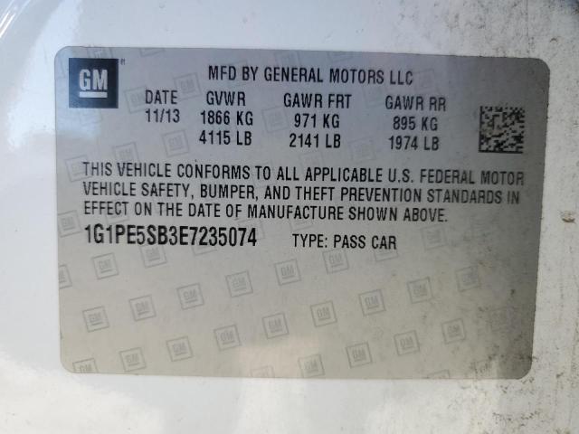 Photo 11 VIN: 1G1PE5SB3E7235074 - CHEVROLET CRUZE 