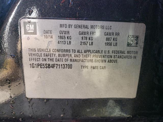 Photo 12 VIN: 1G1PE5SB4F7113700 - CHEVROLET CRUZE 