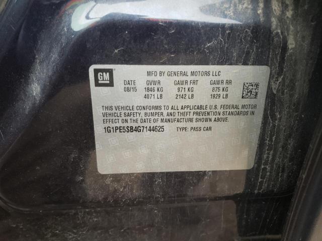 Photo 9 VIN: 1G1PE5SB4G7144625 - CHEVROLET CRUZE LIMI 