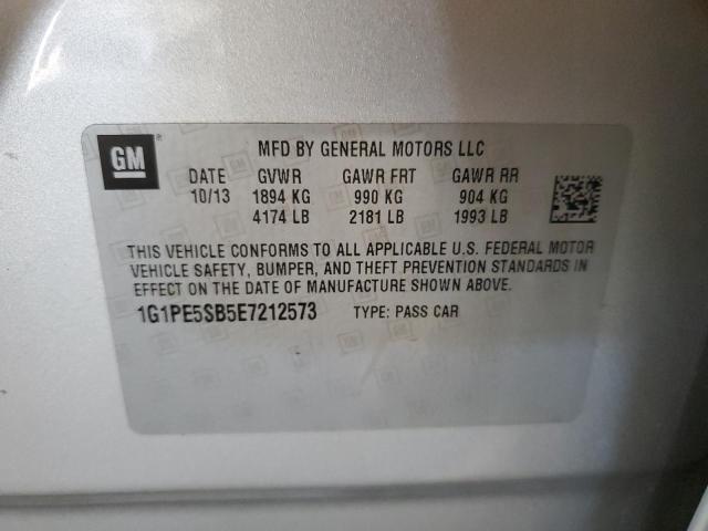 Photo 11 VIN: 1G1PE5SB5E7212573 - CHEVROLET CRUZE 