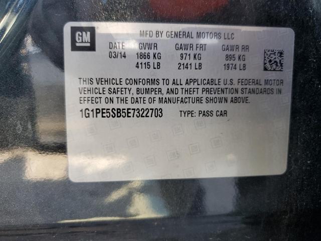 Photo 12 VIN: 1G1PE5SB5E7322703 - CHEVROLET CRUZE LT 