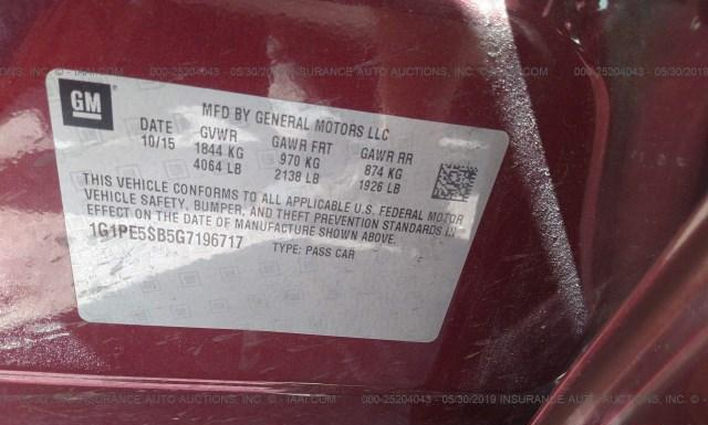 Photo 8 VIN: 1G1PE5SB5G7196717 - CHEVROLET CRUZE LIMITED 