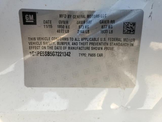 Photo 11 VIN: 1G1PE5SB5G7221342 - CHEVROLET CRUZE LIMI 