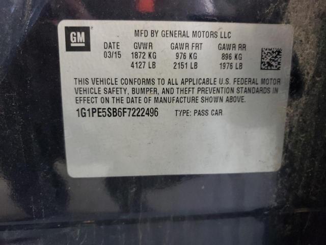 Photo 11 VIN: 1G1PE5SB6F7222496 - CHEVROLET CRUZE 