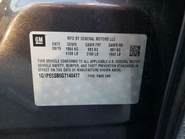 Photo 9 VIN: 1G1PE5SB6G7140477 - CHEVROLET CRUZE LIMITED 