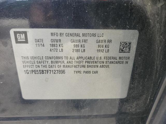 Photo 11 VIN: 1G1PE5SB7F7127896 - CHEVROLET CRUZE LT 