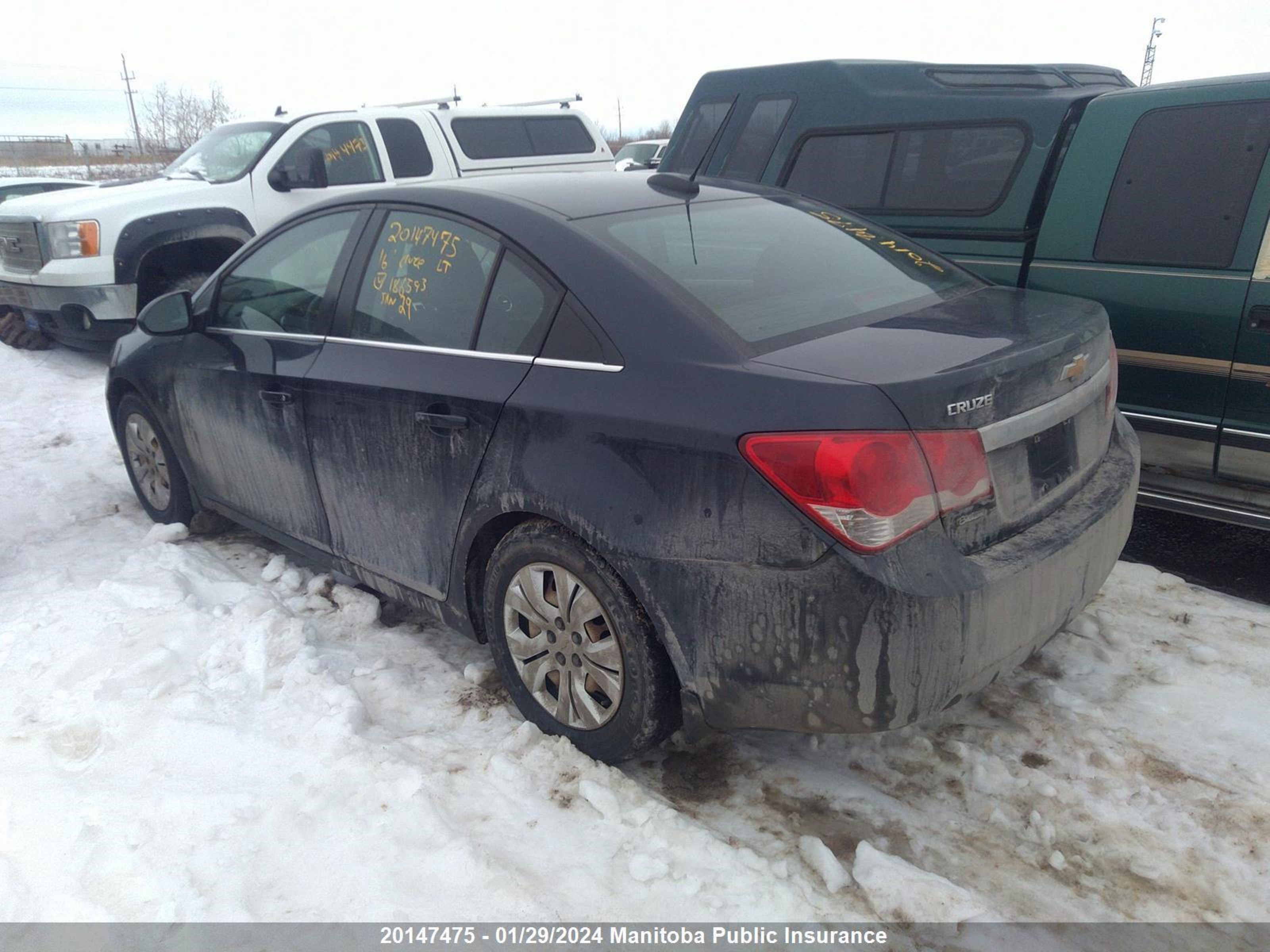 Photo 2 VIN: 1G1PE5SB7G7186593 - CHEVROLET CRUZE 