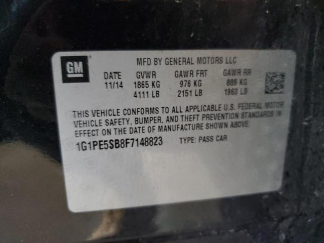 Photo 11 VIN: 1G1PE5SB8F7148823 - CHEVROLET CRUZE LT 