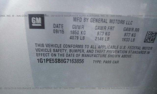 Photo 8 VIN: 1G1PE5SB8G7163856 - CHEVROLET CRUZE LIMITED 