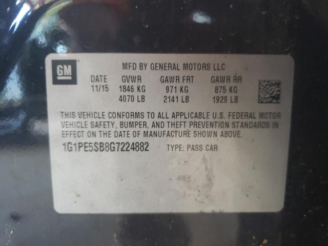 Photo 9 VIN: 1G1PE5SB8G7224882 - CHEVROLET CRUZE LIMI 