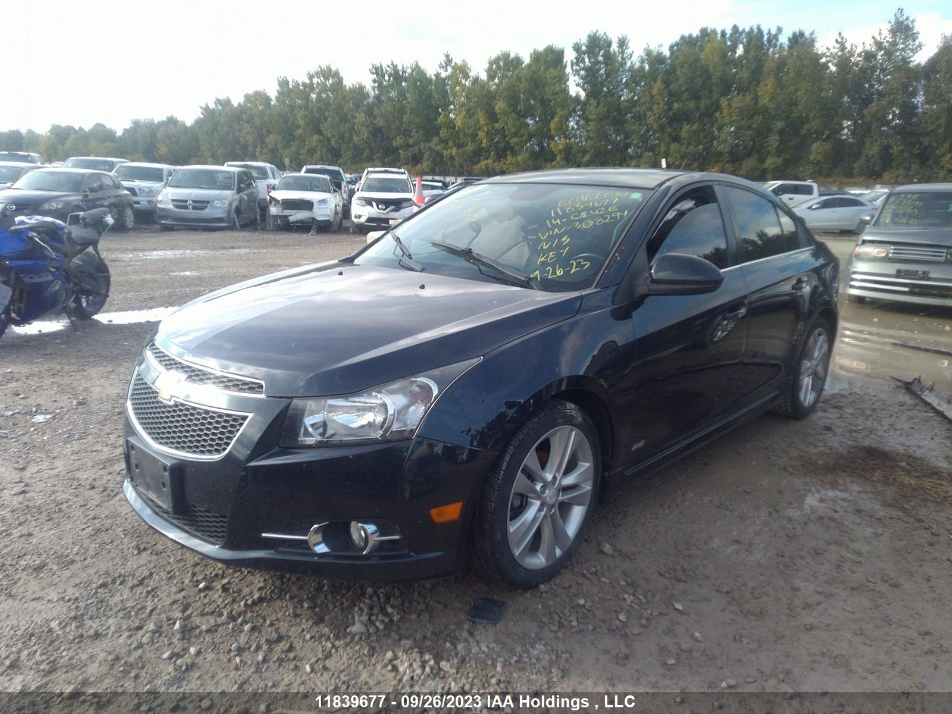 Photo 1 VIN: 1G1PE5SBXE7308294 - CHEVROLET CRUZE 