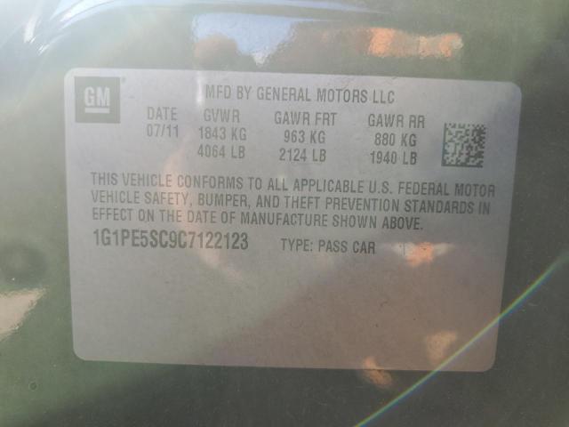 Photo 11 VIN: 1G1PE5SC9C7122123 - CHEVROLET CRUZE LT 