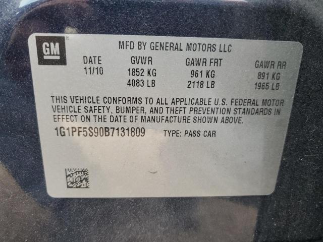 Photo 11 VIN: 1G1PF5S90B7131809 - CHEVROLET CRUZE LT 