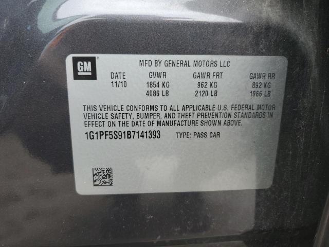 Photo 9 VIN: 1G1PF5S91B7141393 - CHEVROLET CRUZE LT 