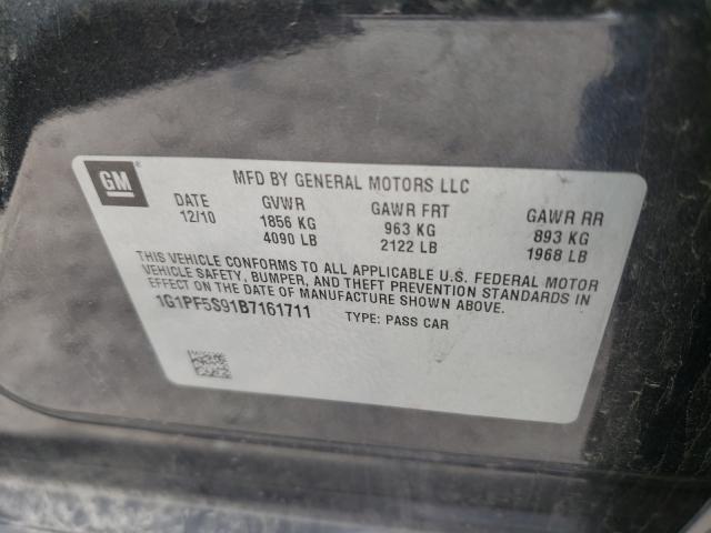 Photo 9 VIN: 1G1PF5S91B7161711 - CHEVROLET CRUZE LT 