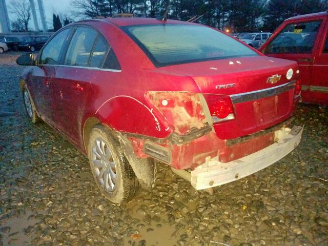 Photo 2 VIN: 1G1PF5S93B7163850 - CHEVROLET CRUZE LT 