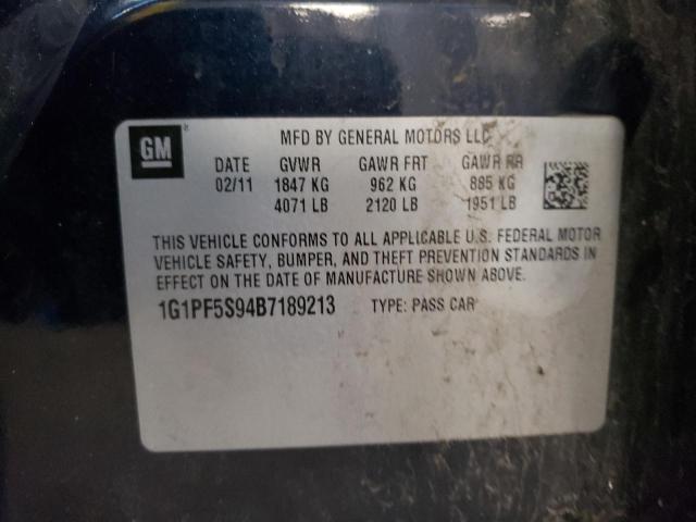 Photo 11 VIN: 1G1PF5S94B7189213 - CHEVROLET CRUZE LT 