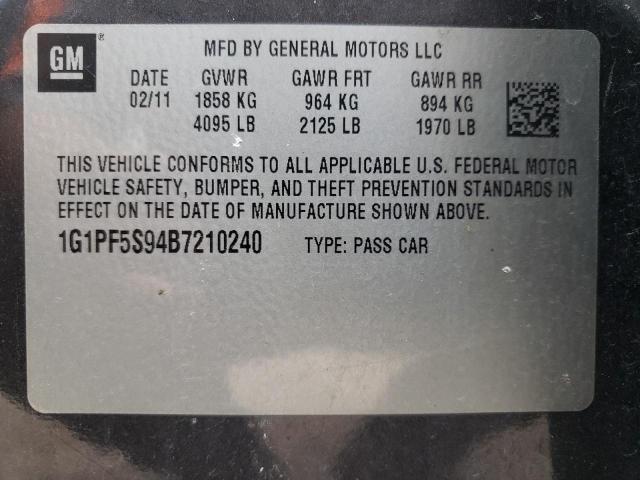 Photo 11 VIN: 1G1PF5S94B7210240 - CHEVROLET CRUZE LT 