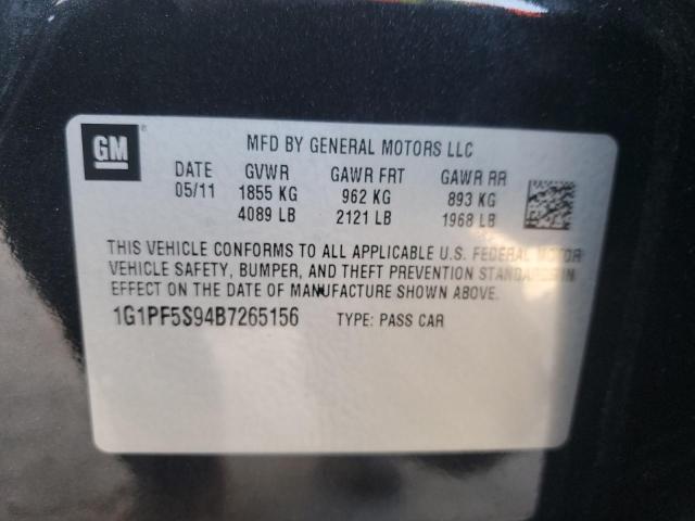 Photo 11 VIN: 1G1PF5S94B7265156 - CHEVROLET CRUZE LT 