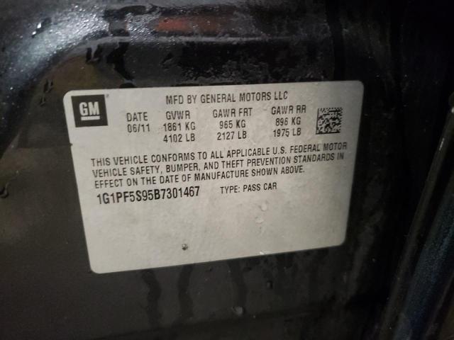 Photo 11 VIN: 1G1PF5S95B7301467 - CHEVROLET CRUZE LT 