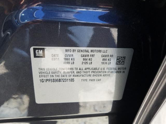 Photo 9 VIN: 1G1PF5S96B7231185 - CHEVROLET CRUZE LT 